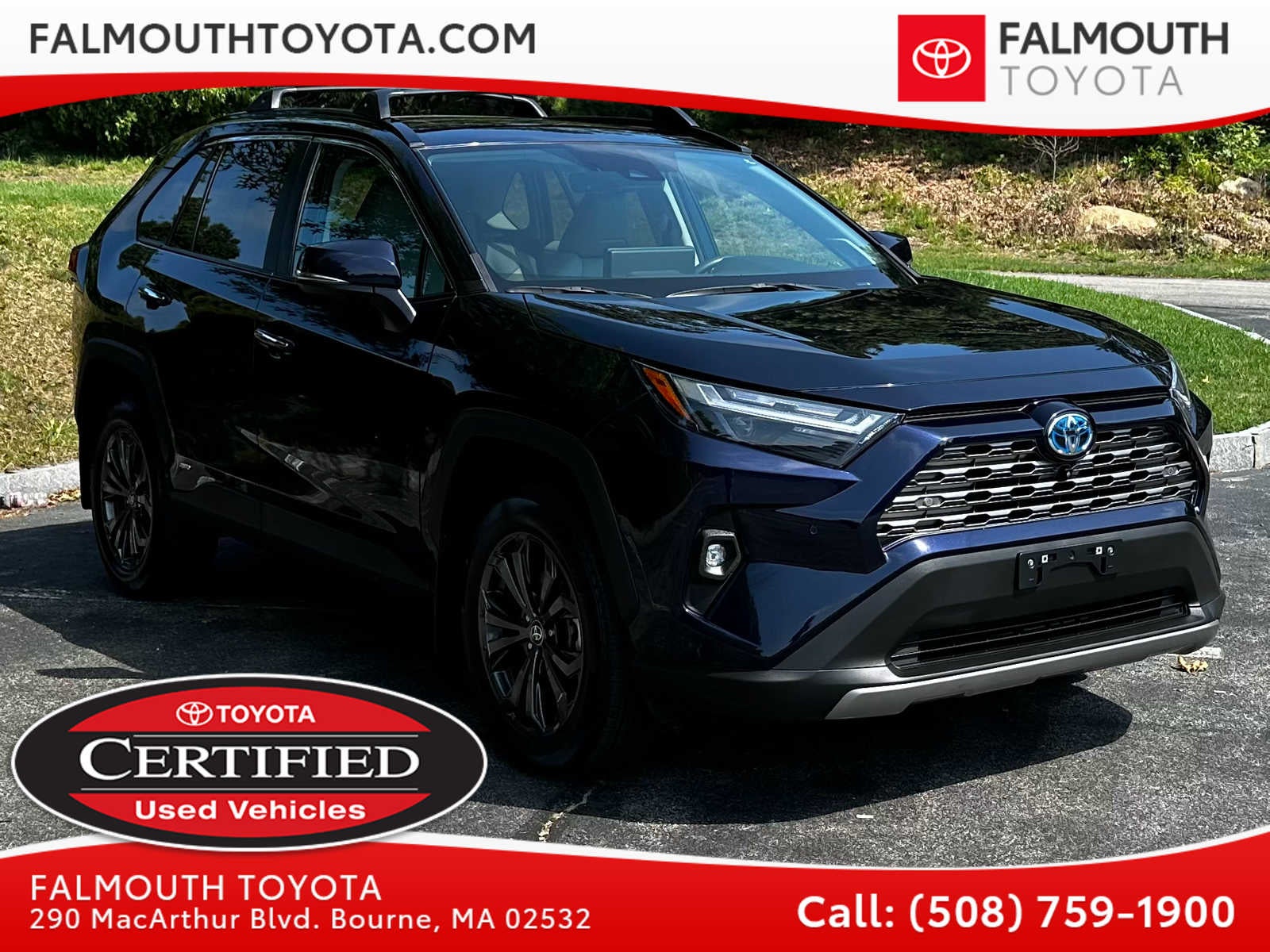 Certified Pre-Owned 2023 Toyota RAV4 Hybrid Limited AWD - Falmouth Toyota of Bourne, MA - Cape Cod