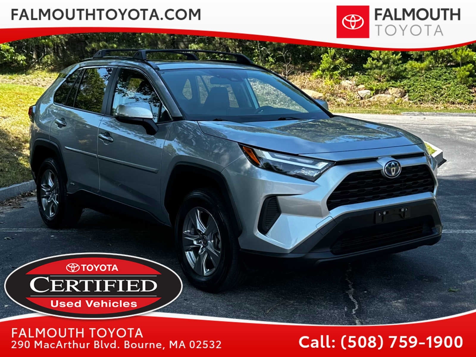 Certified Pre-Owned 2022 Toyota RAV4 Hybrid XLE AWD - Falmouth Toyota of Bourne, MA - Cape Cod